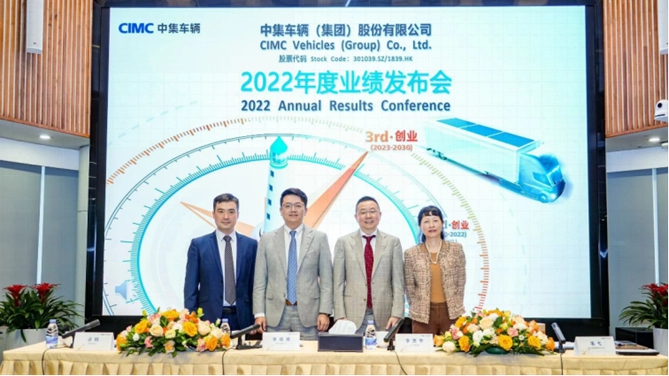 中集车辆2022年逆势破局成功： 净利润增24% 海外市场营收大涨70% 吹响第三次创业号角