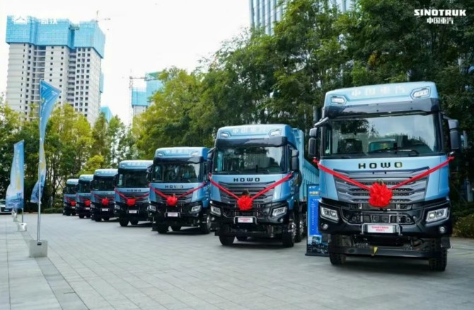 践行“双碳”战略！豪沃TS7新能源自卸车荣耀上市