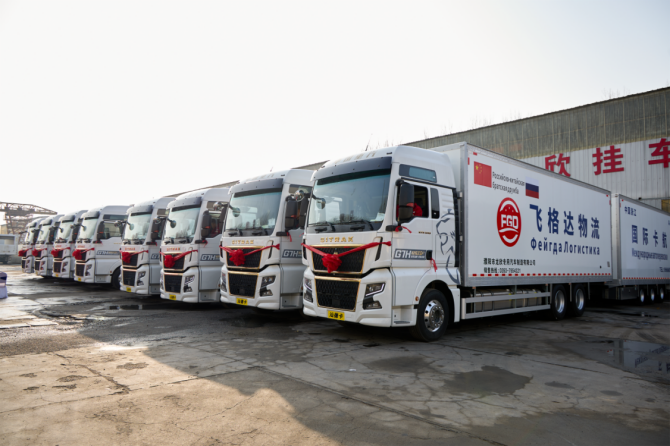 凝心聚力 决胜开门红&mdash;&mdash;汕德卡TIR跨境运输100台暨首批50台成功交付！